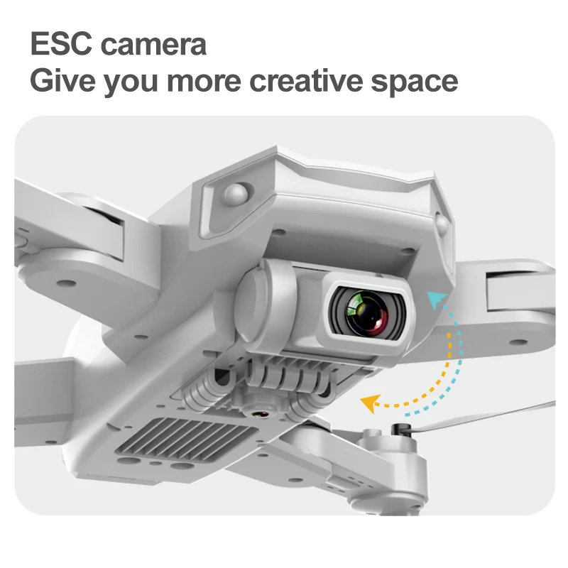 2021 neue S608 GPS Drone 6K Dual HD Kamera Professionelle Luft Fotografie Bürstenlosen Motor Faltbare Quadcopter RC Abstand 3000M