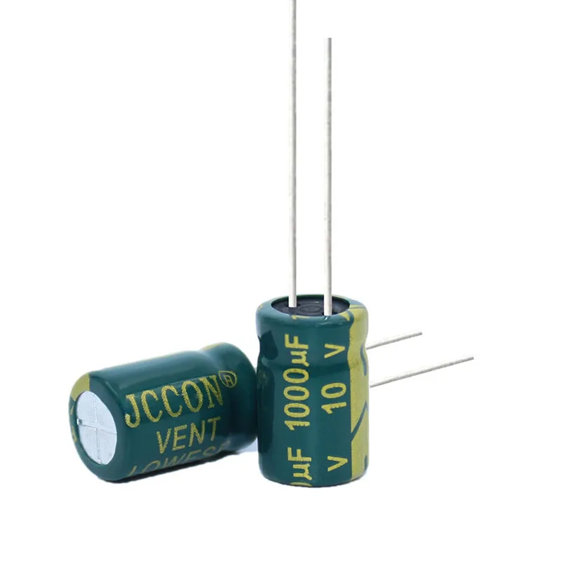 20pcs High frequency low resistance aluminum electrolytic capacitor 10V1000uf 1000uf10v volume: 8x12