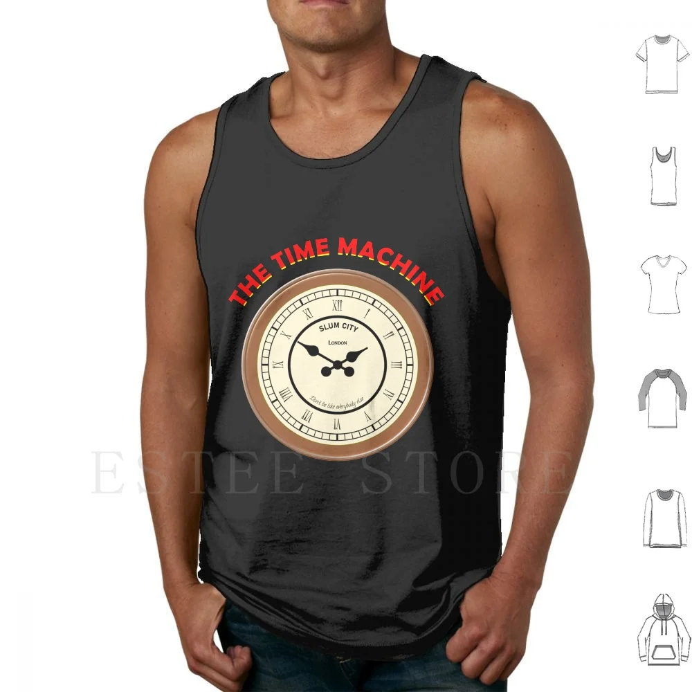 The Time Machine Clock Tank Tops Vest Once Upon A Time Machine Time Machine Slum City Time Travel Travel Future Past