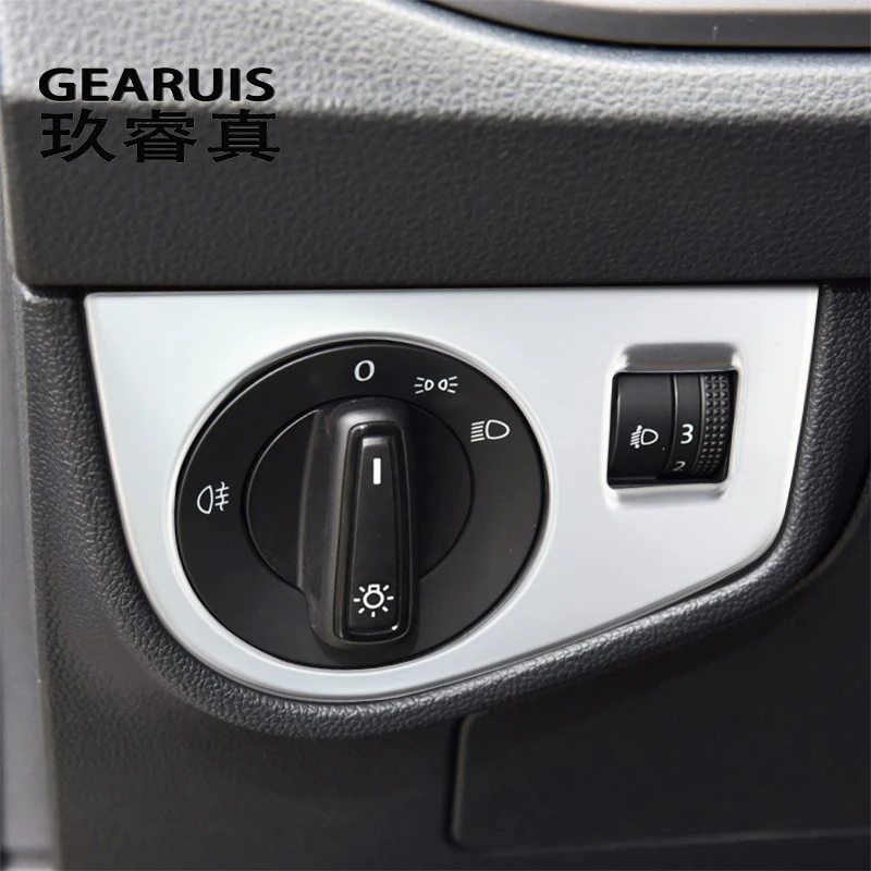 For VW Volkswagen Polo 2019 2020 Auto Interior Accessories Middle Console A/C Air Outlet Vent Stickers Covers Trim Car Styling