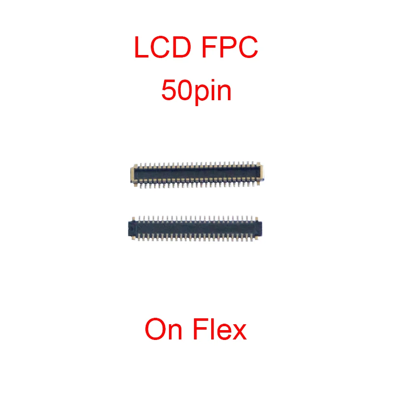 2pcs Inner Battery FPC Connector Clip Contact Holder On Motherboard For Motorola Moto E6 Play XT2029-1 LCD Display Screen FPC