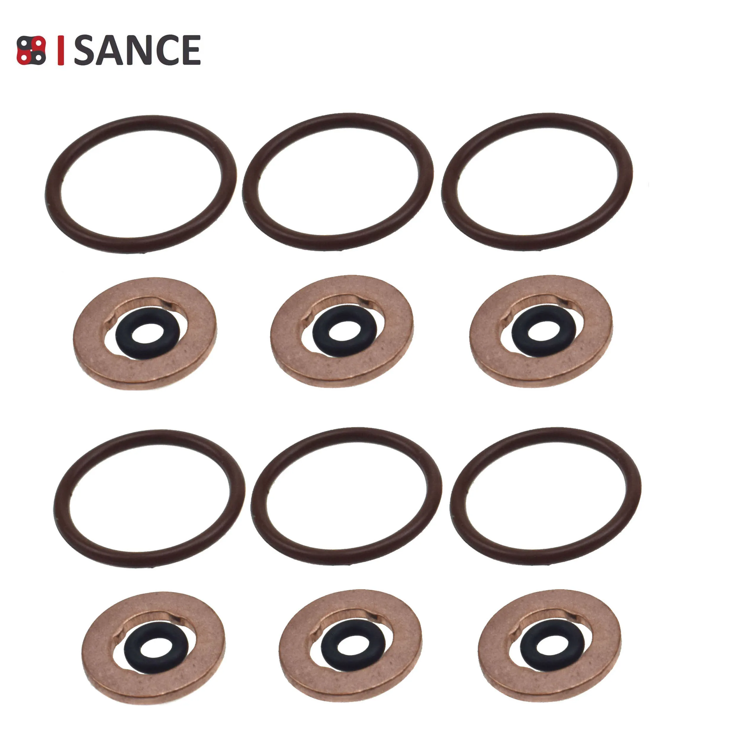 03L130277C 03L130277B 059130519 A2C59513554 For 1.6 2.0 Audi VW Seat Skoda Fuel Injector Nozzle Copper Gasket O-Ring Seal Kit