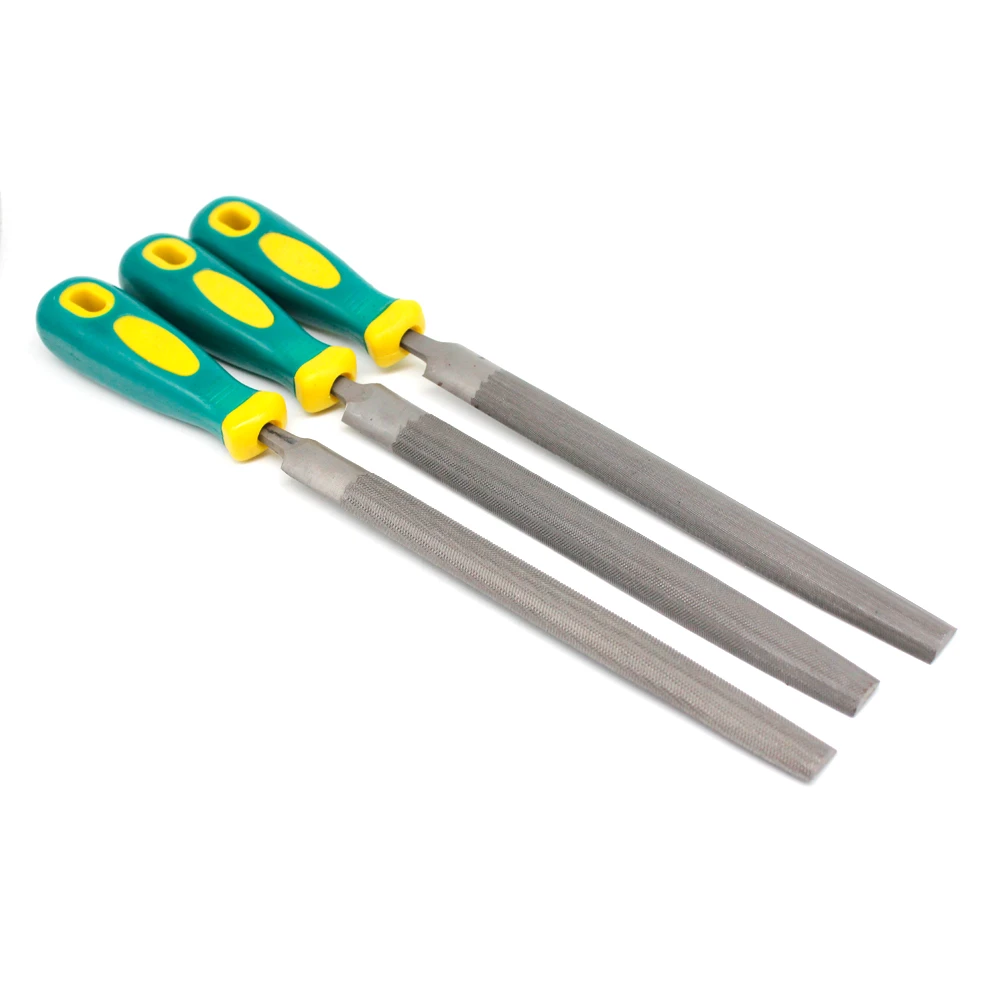 

3pcs/set 8" Half-Round Metal Files Fine Coarse Medium-Toothed Metalworking Woodworking Tools