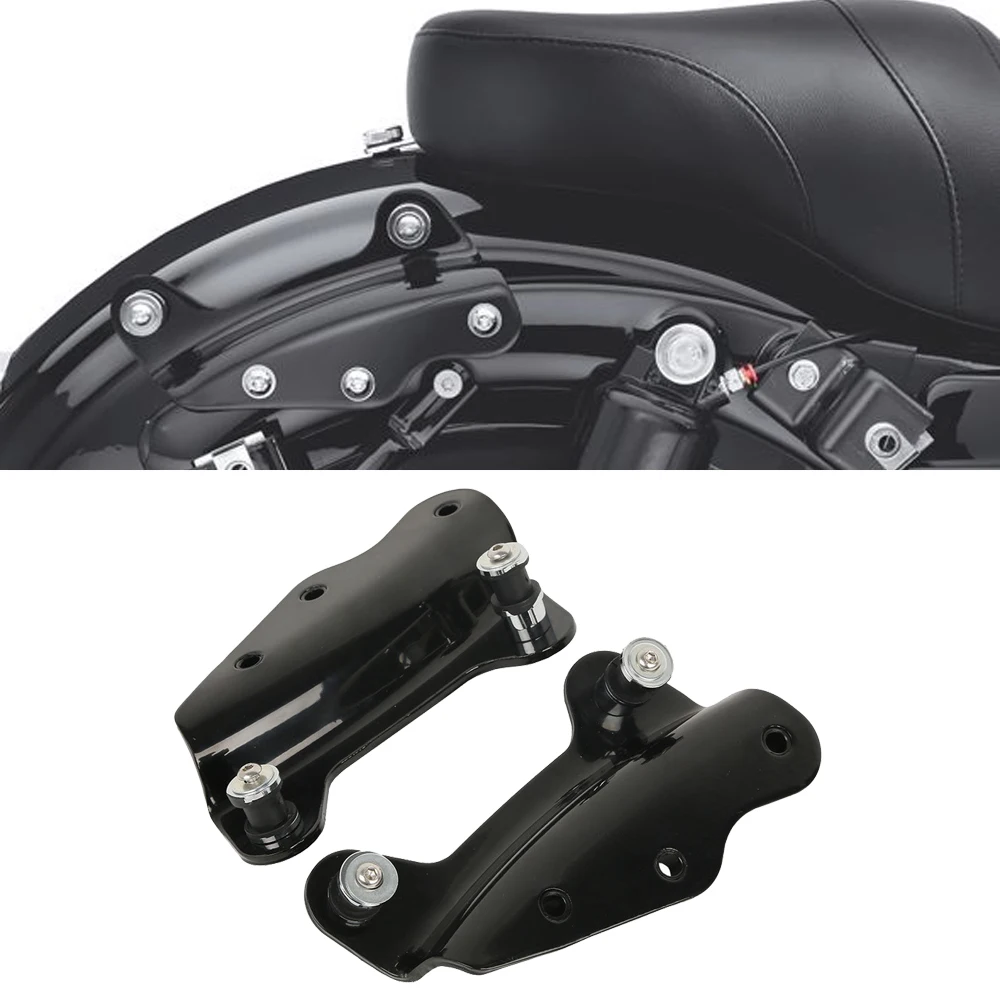 Black 4 Point Docking Hardware Kit for Harley Touring 2009-2013