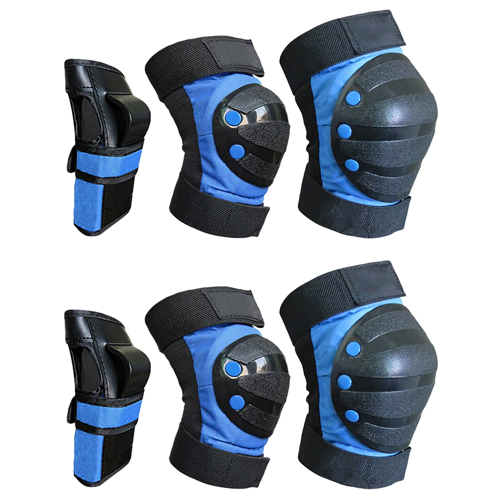 Kids Knee Pads Set Protective Gear Kit Knee Elbow Pads with Wrist Guards Child Safety Pads for Rollerblading Skating