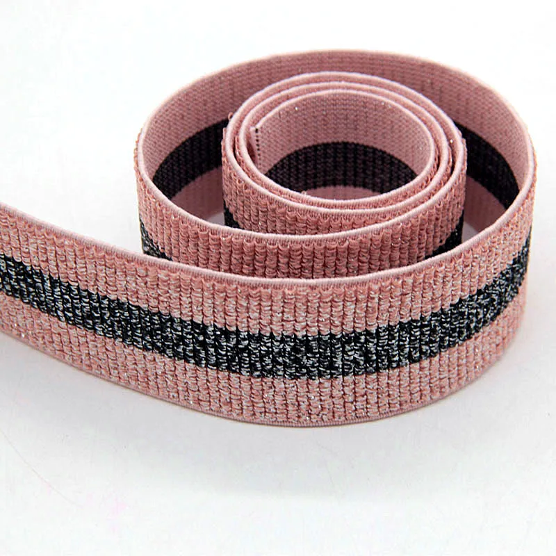 Elastic Band 4cm Ribbon Elastic 40mm Fashion Jacquard Leopard Rubber Band Elastico Straps for DIY Garment Sewing Accessories 1M