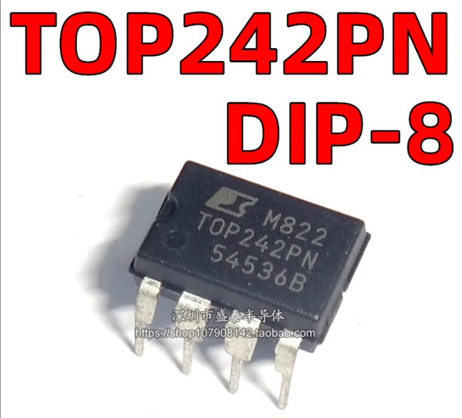 MeiMxy TOP242P TOP242PN TOP242 DIP-7 Power management chip 10PCS /LOT