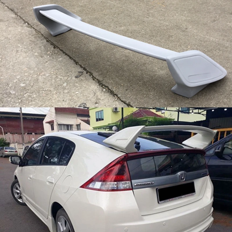 For HONDA Insight Spoiler 1999-2006 INSIGHT High Quality ABS Material Car Rear Wing Primer Color Rear Spoiler For Honda Insight