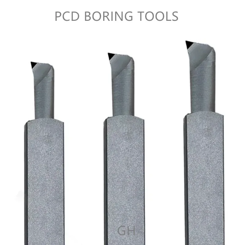 Diamond boring tools PCD turning lathe cutter bore bar bit small diameter hole tool for boring aluminum brass iron steel part D3