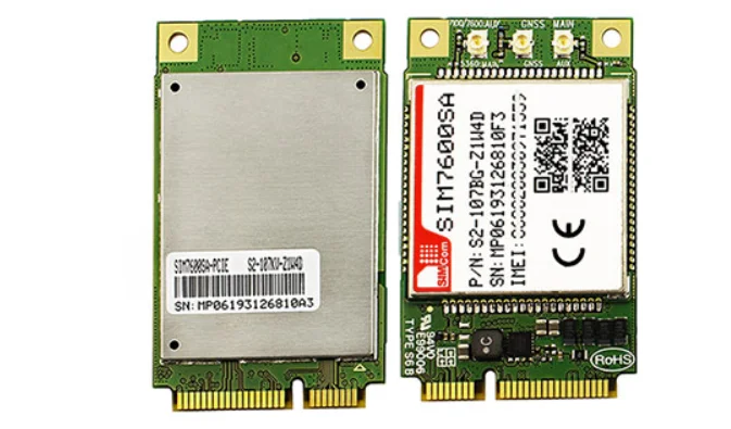 

SIMCOM SIM7600SA LTE Cat-1 mini pcie Module LCC Type LTE-FDD B1/B2/B3/B4/B5/B7/B8/B28 LTE-TDD B40/B66 UMTS/HSPA+ B1/B2/B5/B8