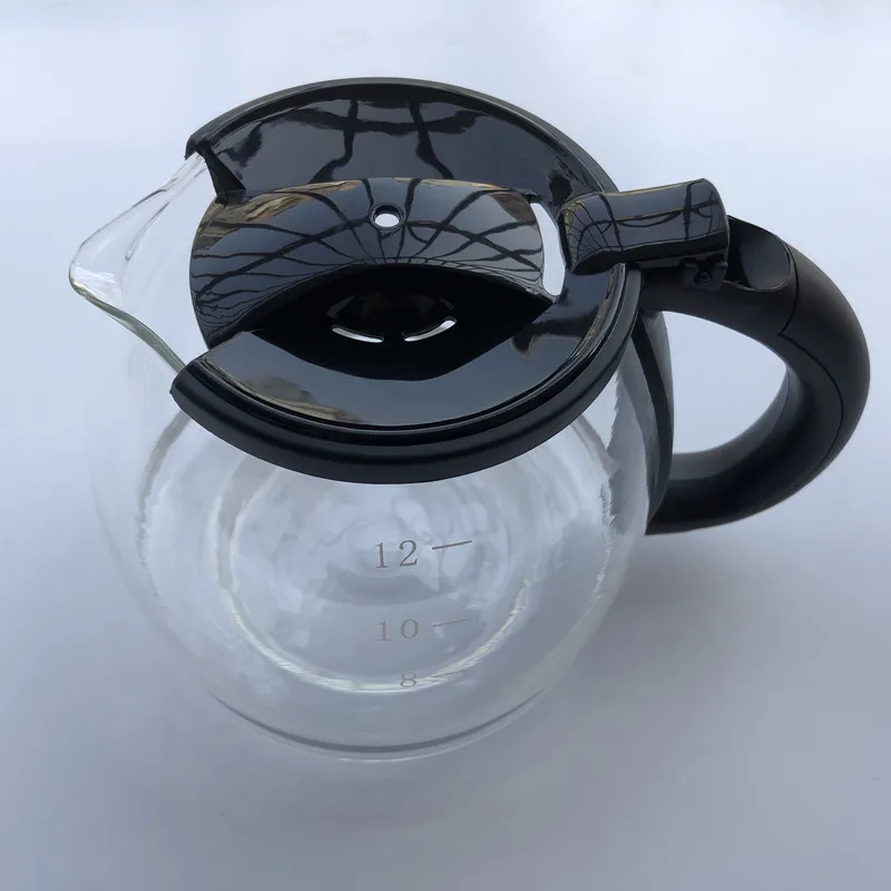 ماكينة القهوة وعاء زجاجي ملحق ل Donlim DL-KF7001 ماكينة القهوة أجزاء غلاية زجاجية استبدال