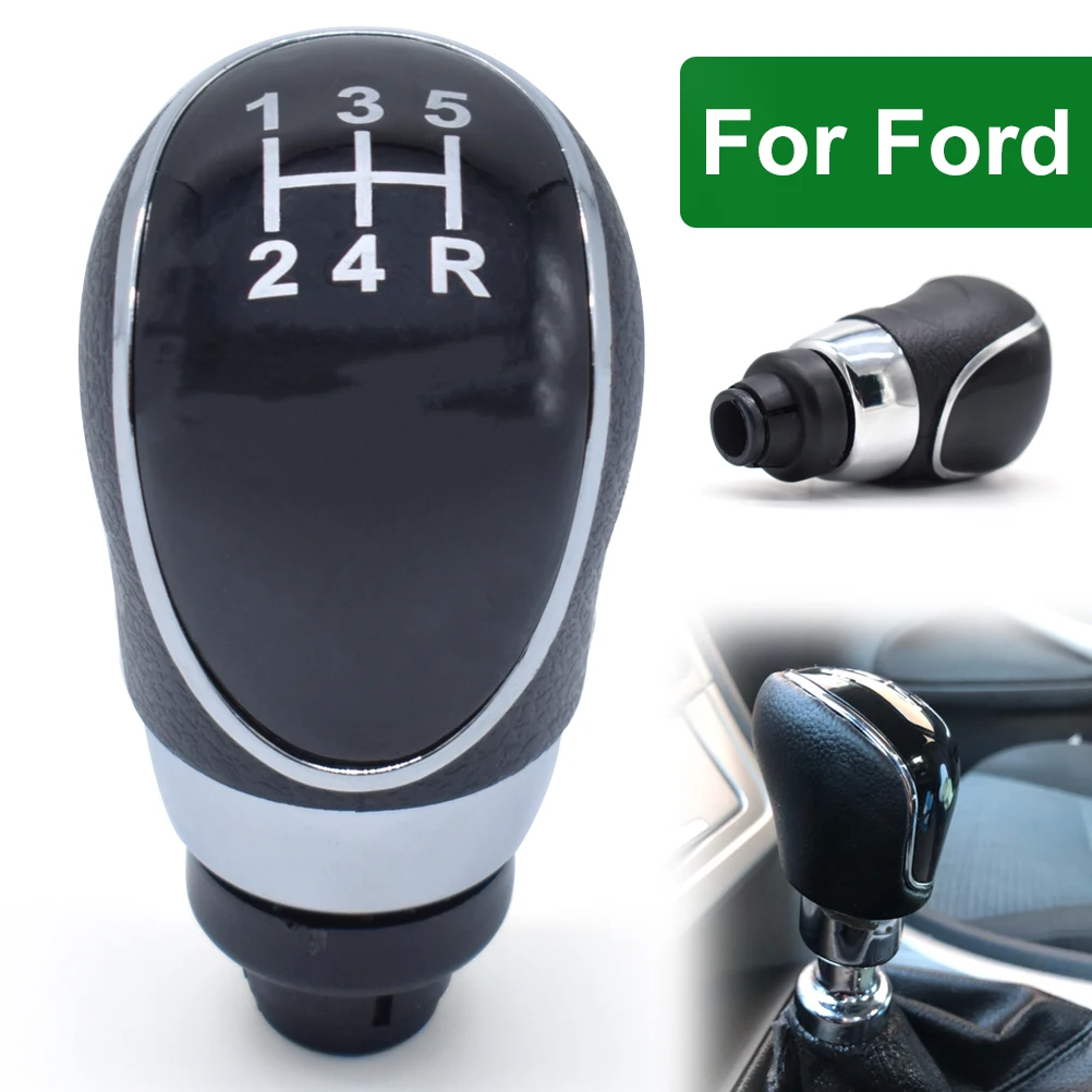 

5 Speed Car Gear Stick Shift Knob For Ford Focus MK2 MK3 Fiesta MK7 C-max B-max Mondeo MK4 Kuga Transit Galaxy Car-styling