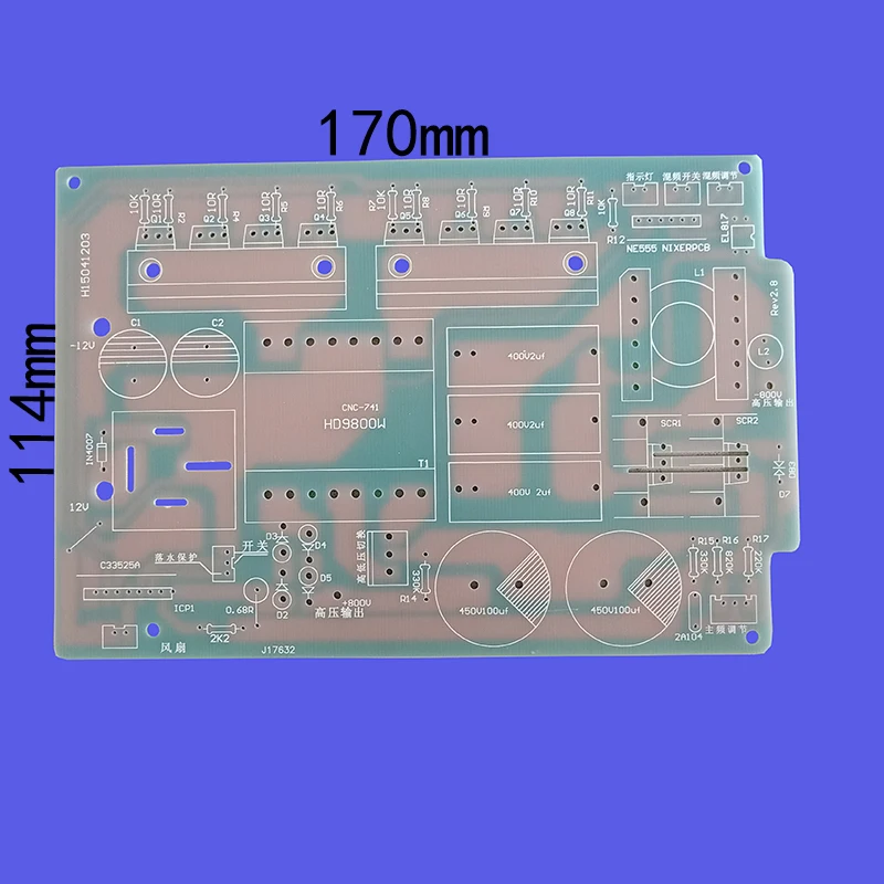 Inverter Accessories Circuit Board Circuit Board PCB Empty Board DIY Kit Parts Mixing Eight Tubes 8 Tubes Double 2 Silicon