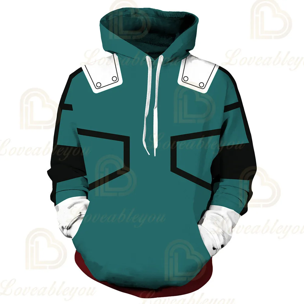 Sudaderas con capucha de Anime Academia para hombre y mujer, ropa de Cosplay, chaquetas, novedad de 2020