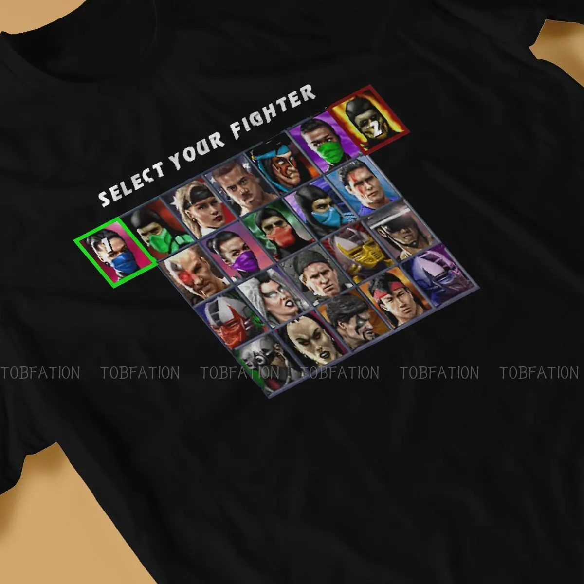 Mortal Kombat TShirt for Men Ultimate 3 Character Select Essential Basic Summer Tee T Shirt Novelty New Design Loose