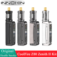 Original Innokin CoolFire Z80 Zenith II Kit 80W Box Mod & 5.5ml Zenith 2 Tank fit Z Coil 0.8 Electronic Cigarette RDL MTL Vape