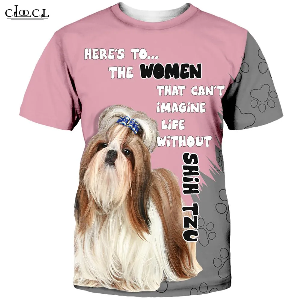 HX Havanese Printed Men' T-shirts 6 Varieties Pet Men Clothes Unisex Dog Letter Leisure Tops Personality DIY Tees Oversized