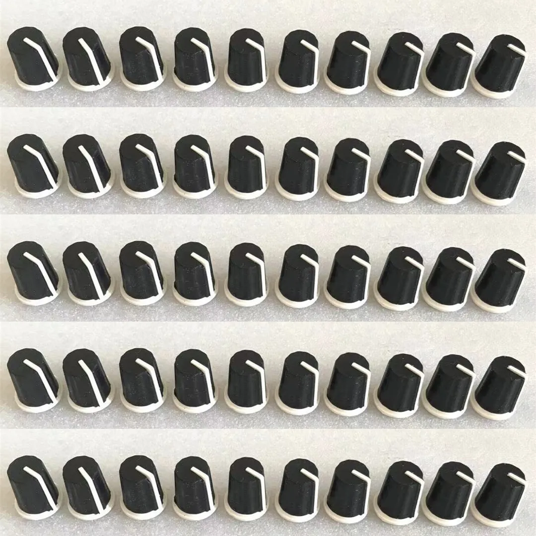 50pcs for pioneer DDJ-RR SB2 Mixer EQ Knob Cap / 180 Degree Potentiometer Rubber Knob Cap / Audio Volume Switch Knob