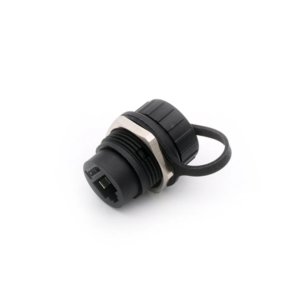 1PC RJ45 Connector, CAT.6, CAT6A,D type, 8P8C, Metal Shell+Copper Pins, Panel Mount Chassis RJ45 Female Socket Network Connector