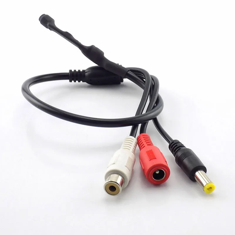 Audio Pickup Wide Range High Sensitive Mini CCTV Microphone for CCTV Security Camera DVR Video Surveillance