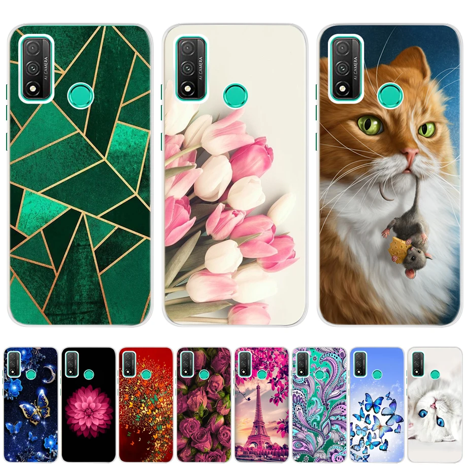 Phone Case For Huawei P smart 2020 Case TPU Silicon Soft Painted Coque Huawei Psmart 2020 POT-LX1A 6.21