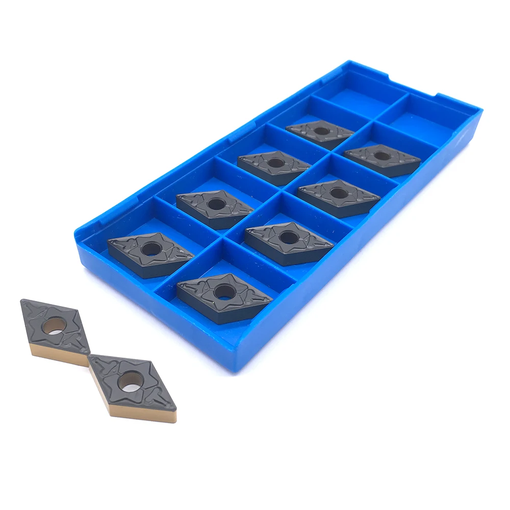 10pcs inserto tornitura DNMG150408 TM PC4225 inserti in metallo duro utensile di tornitura in metallo tornio utensili di tornitura Esterni In Acciaio per utensili di lavorazione