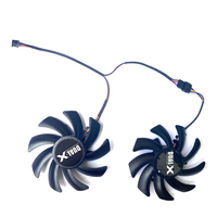 2PCS FDC10U12S9-C FD7010H12S 85MM 4PIN Graphics Fan For XFX R9 390/390X 8G RX480 RX470 Sapphire R9 270X 280X HD7870 Cooler Fans