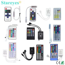 1 Piece RGB RGBW Remote controller RF 11 17 Keys  IR 20 24 40 44 Key remote control music CCT dimmer for SMD 5050 2835 LED Strip