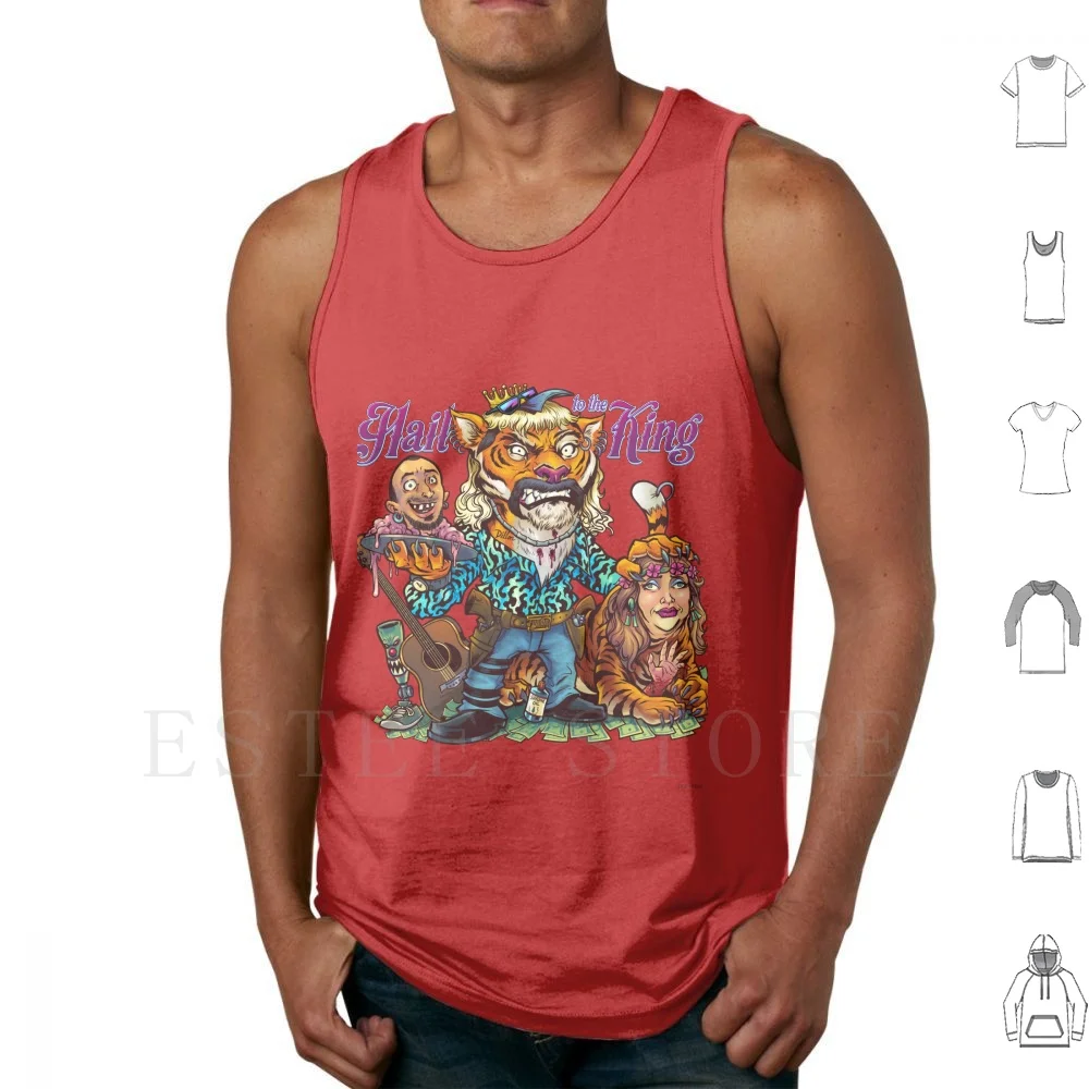Hail To The King Tank Tops Vest Tiger King