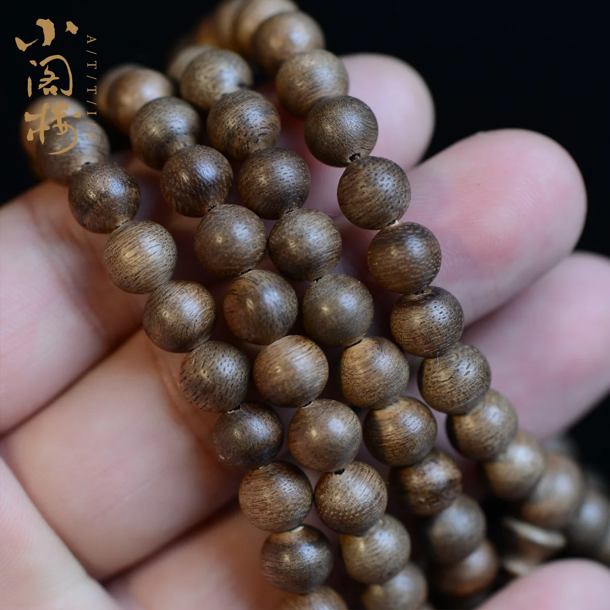 High Quality Natural Wood Beads Agarwood Vintage Tibetan 108 Beads Prayer Mala 8mm Mala Amulet Buddhist Bracelet Necklace Men