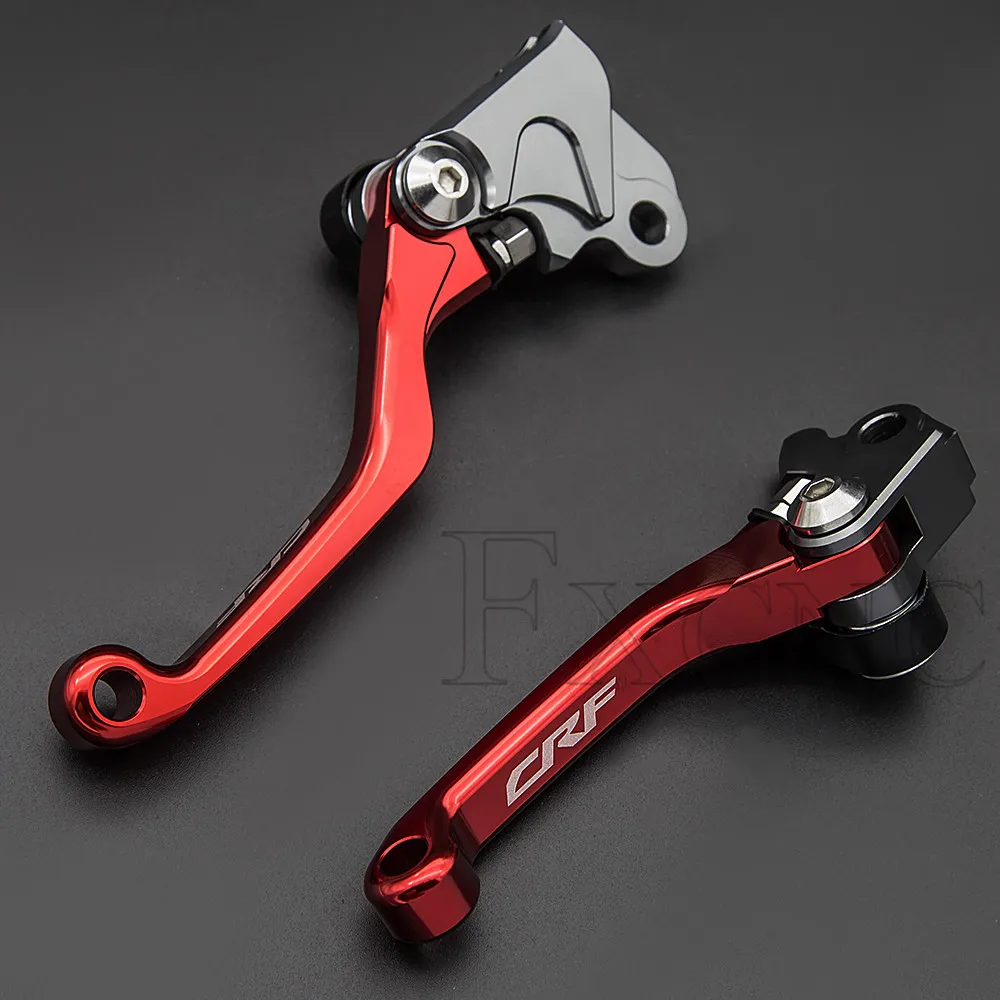 Palancas pivotantes de freno para motocicleta, accesorio plegable CNC para Honda CRF250R, CRF 250R, 250, CRF250 R, 2007-2021, 2020, 2019, 2018, 2017