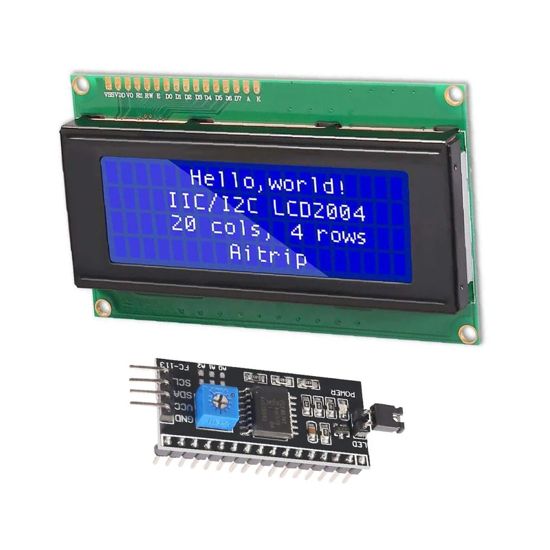 Monitor LCD Display I2C/LCD2004 IIC 2004 20X4 5V Character Blue Backlight Screen LCD2004 IIC I2C for arduino LCD Display