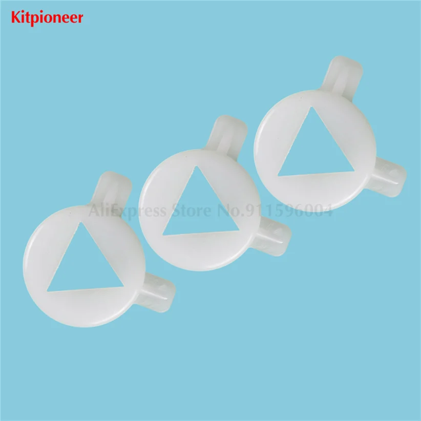 3Pcs สามเหลี่ยมรูปฝาปิด Ice Cream Machine 29มม.เส้นผ่านศูนย์กลางภายในการสร้างแบบจำลองสำหรับ Ice Cream Fitting