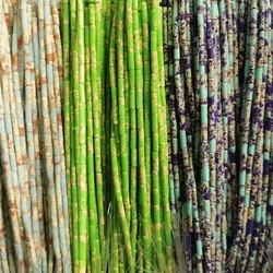 Natural Emperor Stone turquoise dyed jade Blue Sandstone Beads Cylindrical Shape Tube Bead For Making Beadwork DIY Jewelry