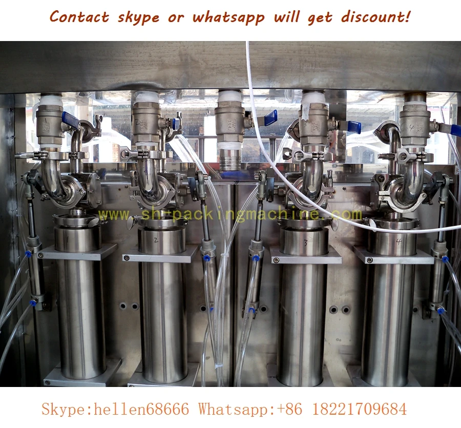 Sauce filling machine for ketchup,2L 6 nozzle,oil filling machine,liquid filling machine