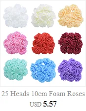 1 Stück Gold Rose Blume Folie Überzogene Kunststoff Künstliche Rosen Valentinstag Geschenk Schönheit Goldene Blumen für Zuhause Hochzeit Dekoration – Detail 15