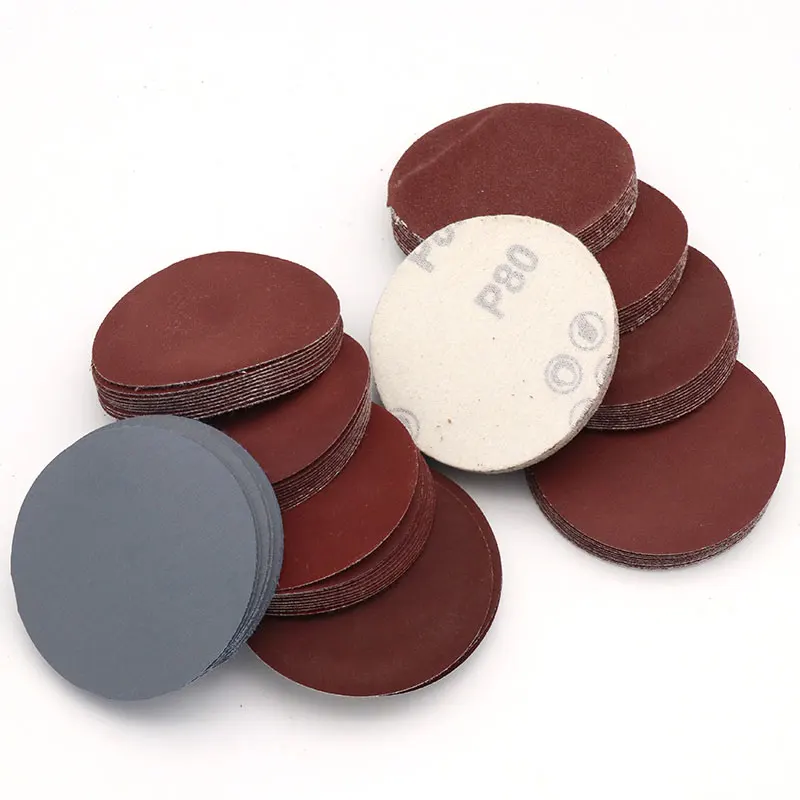 100Pcs 75Mm 3 ''Circulaire Massaal Polijsten Schuurpapier Disc Met Grutten 80-3000 Slijpen Metaaldetector Timmerman zand Lakens
