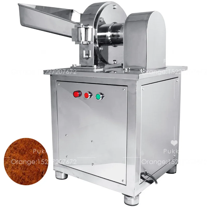 Vertical Stainless Steel Chili Powder Crush Spices Powder Mill Crusher Grain Grinder Coffee Beans Grinder Machine