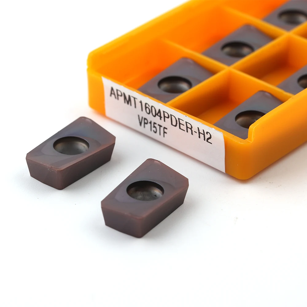 APMT1604 PDER M2/H2 VP15TF UE6020 US735 เครื่องกัดคาร์ไบด์แทรก end milling เครื่องตัด face milling ตัดเครื่องมือ