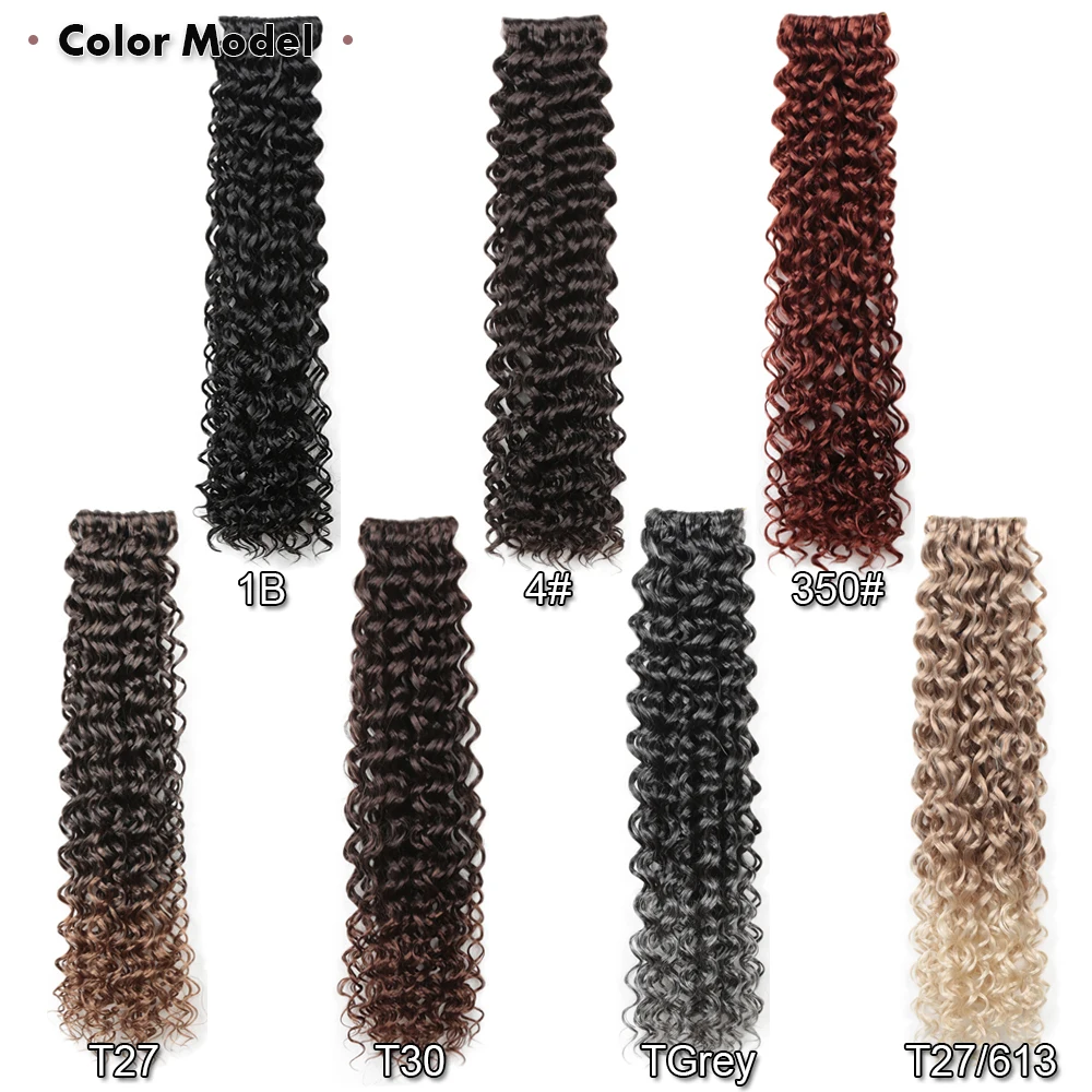 Afro Curls Water Wave Twist Crochet Braids Hair Synthetic Passion Twist Hair Extensions 22\