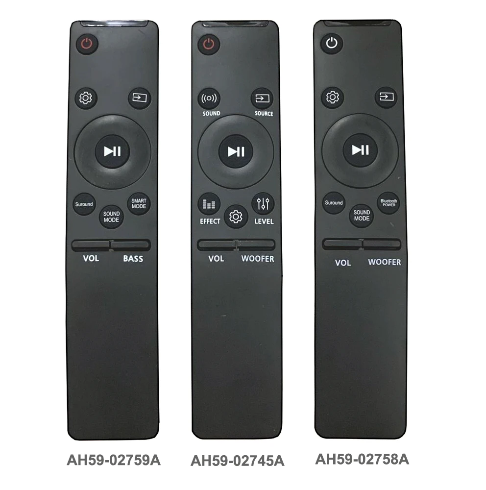 

New AH59-02745A AH59-02758A AH59-02759A For SAMSUNG Sound Bar System Remote Control HWK850 HWM360 HWMS750