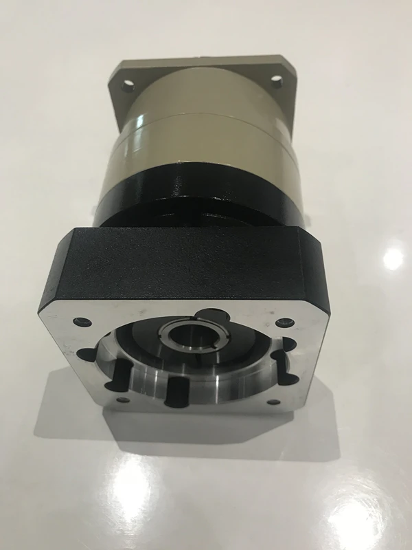 Helical gear reducer planetary gearbox ratio 2 stage 15:1 to 100:1 for 80mm 750W AC servo motor input shaft 19mm