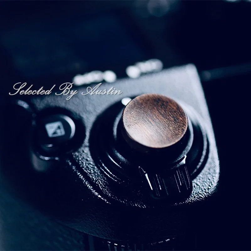 wood hot shoe cover shutter release button For Fuji XT4 Fujifilm X T4