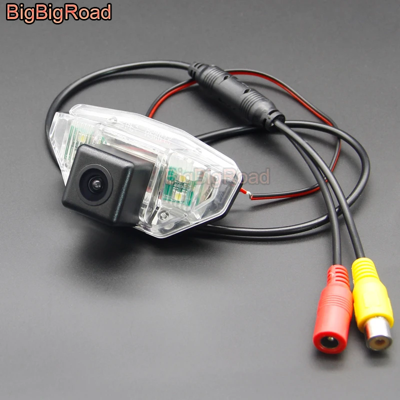 

BigBigRoad Wireless Vehicle Rear View Parking Camera HD Color Image For Honda CRV CR-V 2006 -2011 New Fit hatchback 2008 -2011