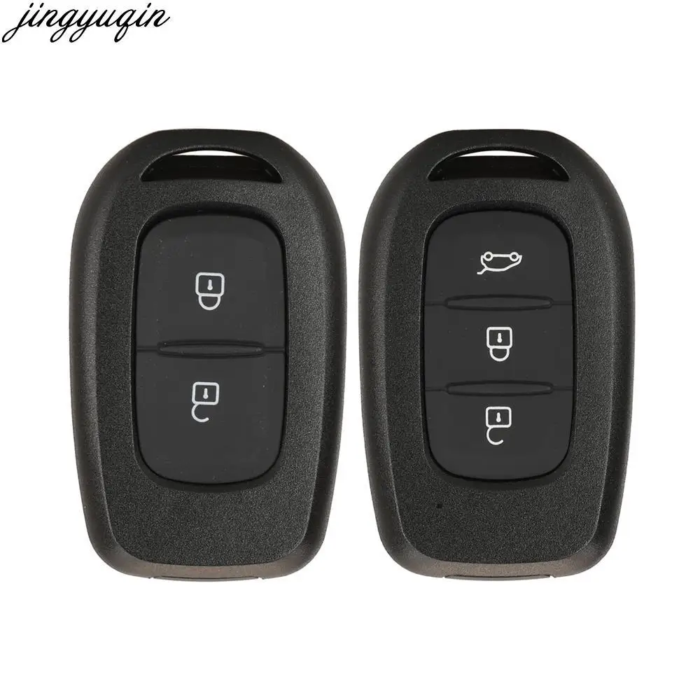 

Jingyuqin 5pcs Remote Car Key Case Shell For Renault Clio IV Trafic Dacia Duster Dokker Logan Lodgy Sandero 2/3 Button Have Word