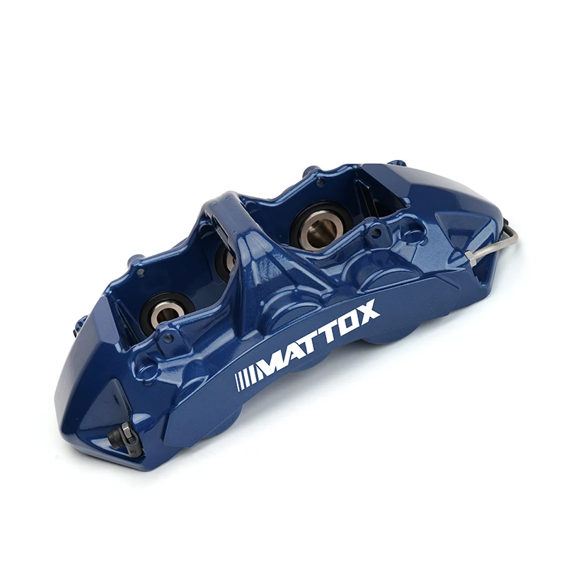 Mattox One-piece Forged Dark Blue Big Brake Caliper Alumium Alloy 6POT Pistons Car Racing Brake Caliper for Brake Rotor 405*34mm