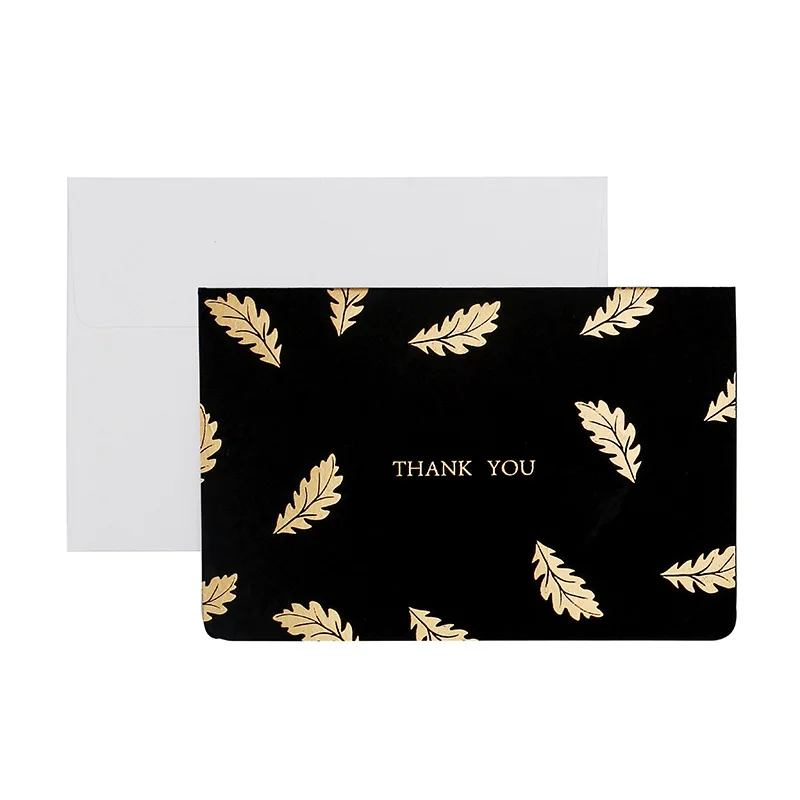 Bronzing Greeting Card Business Message Handwritten Card Holiday Card Birthday Gift Card Envelope Thank You Card Envelopes