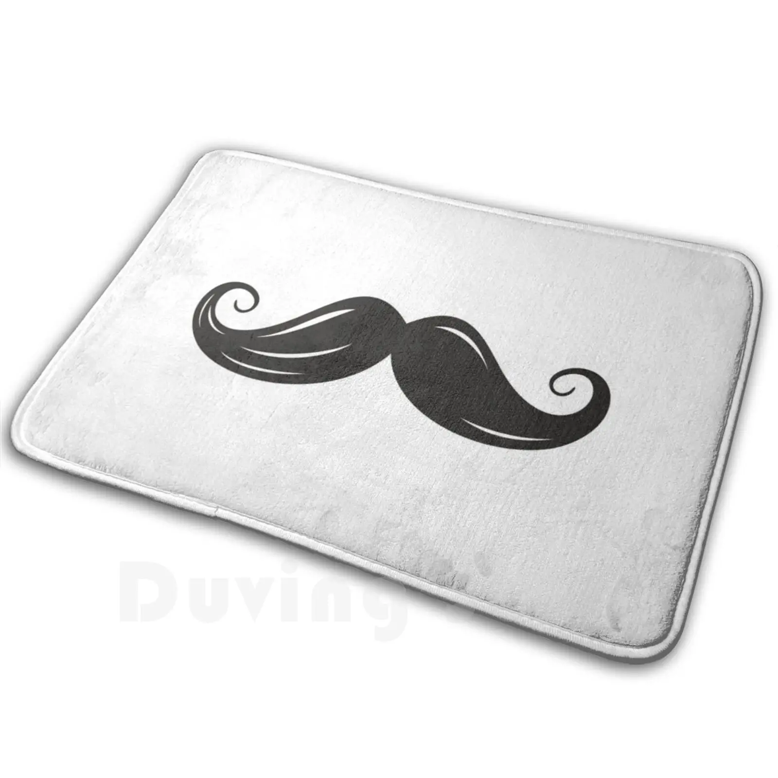 Stylish Mustache Movember Design Moustache Soft Non-Slip Mat Rug Carpet Cushion I Mustache You Question Mustache Stylish