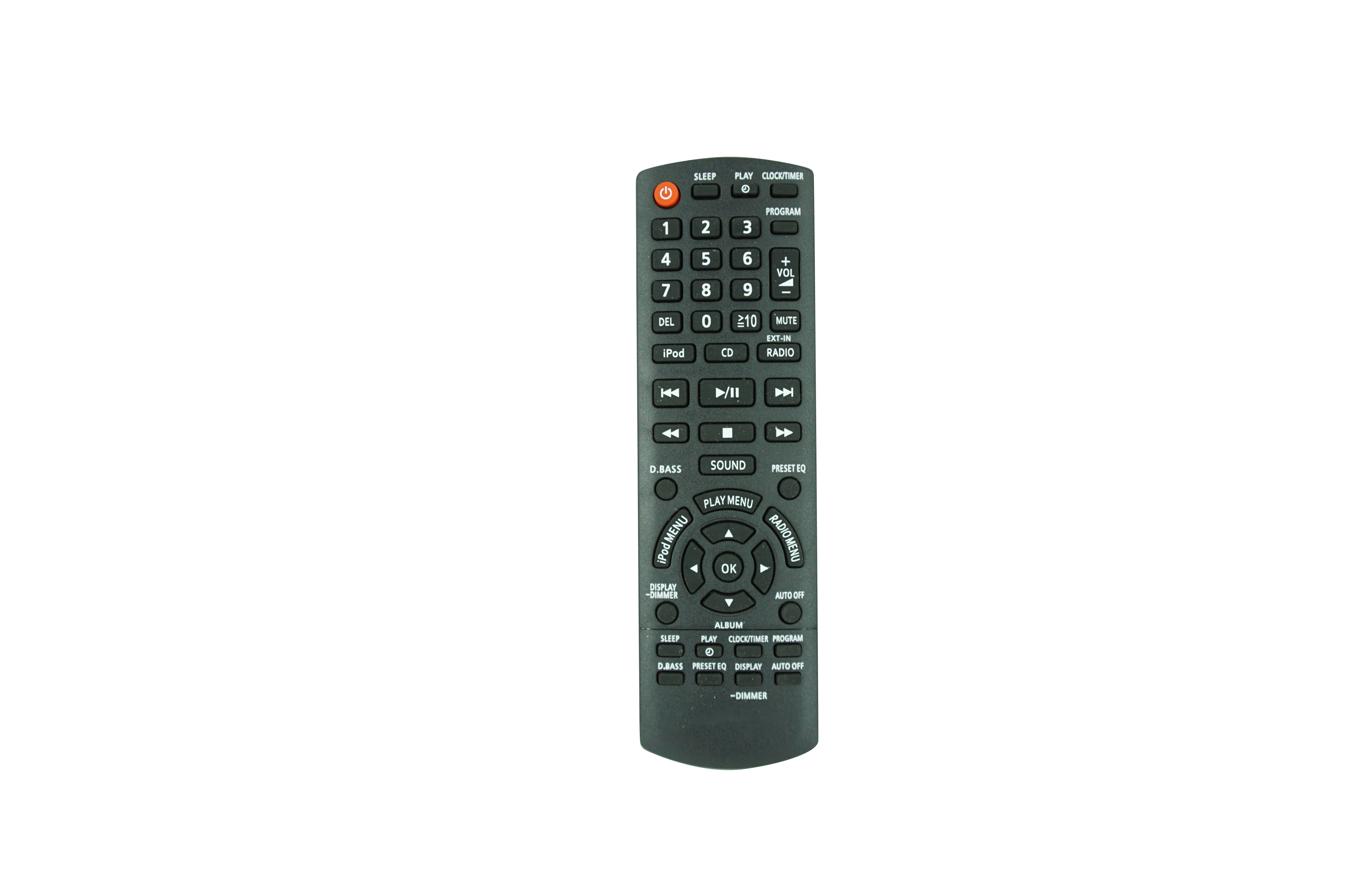 Remote Control For Panasonic  SA-PM500PU-K SA-PMX5DBEBS SA-PMX5DBGNS SC-HC25GN-K SC-HC25GS-K SC-HC25PU-K Compact CD Stereo Audio