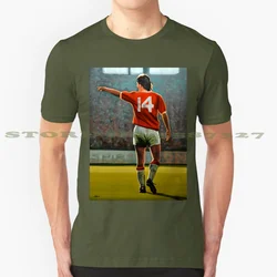 Johan Cruyff Oranje Nr 14 Fashion Vintage Tshirt T Shirts Johan Cruijff Johan Cruyff Dutch Footballer Footballer No 14